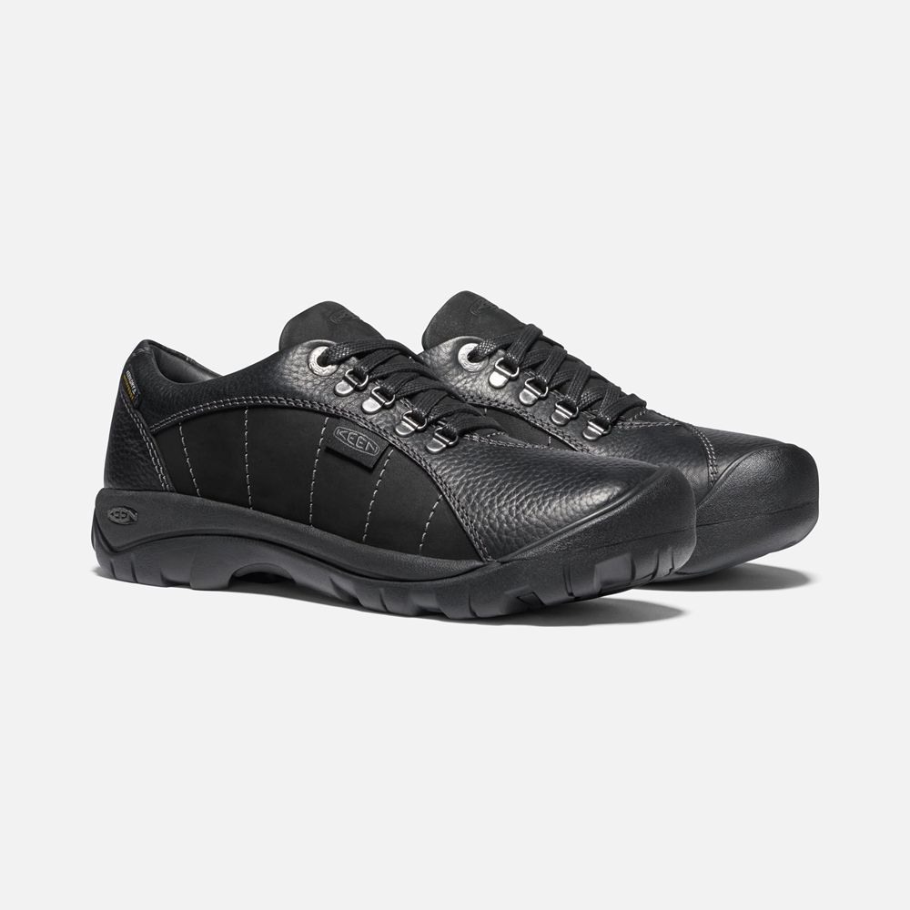 Chaussures Oxford Keen Femme Noir | Presidio Waterproof | SAVPY-6321